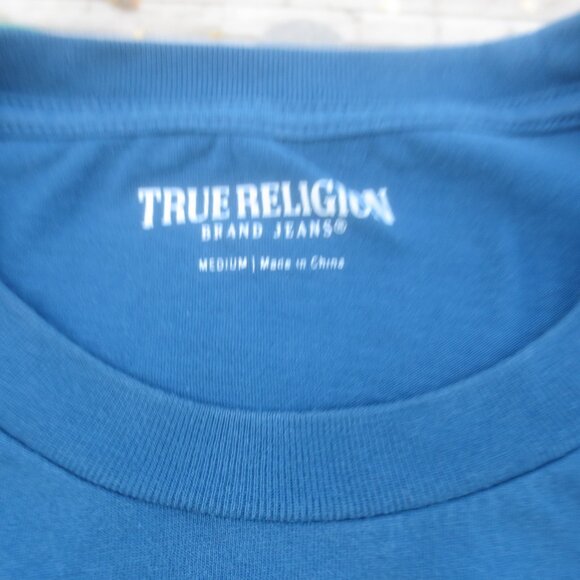 True Religion Jeans Short Sleeved T-Shirt - Size Medium. - Picture 3 of 11